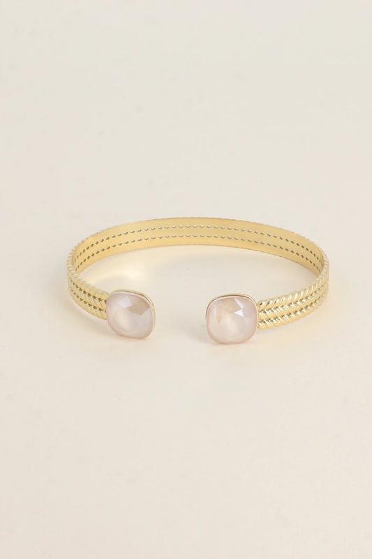 Jonc Phoebe - orné de cristaux de Swarovski® - monture dorée