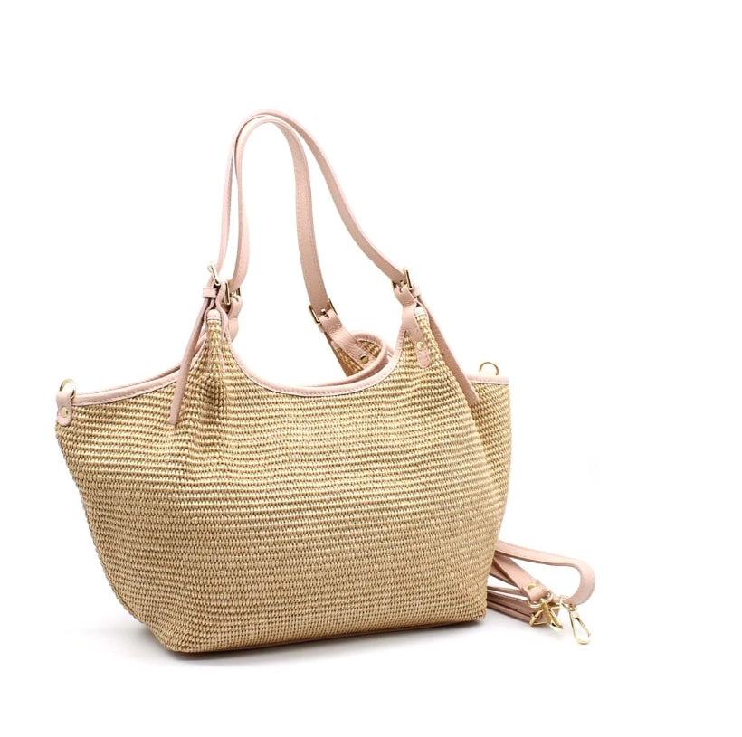 Grand Cabas Tressé à Doubles Anses